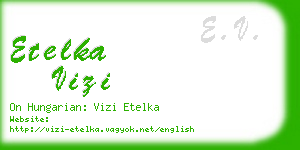 etelka vizi business card